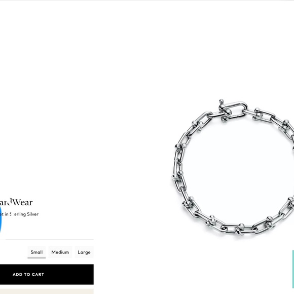 Genuine Tiffany &Co. Sterling Silver Heard Ware bracelet and Oil Charm necklace - Picture 5 of 5